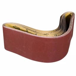 POWERTEC 6 in. x 48 in. 60-Grit Aluminum Oxide Sanding Belts, 10-Pack thumbnail 1
