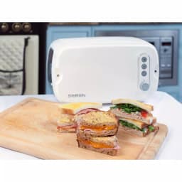 BergHOFF Seren 3-Slice White Wide Slot Toaster with Crumb Tray and Side Loading Design thumbnail 1