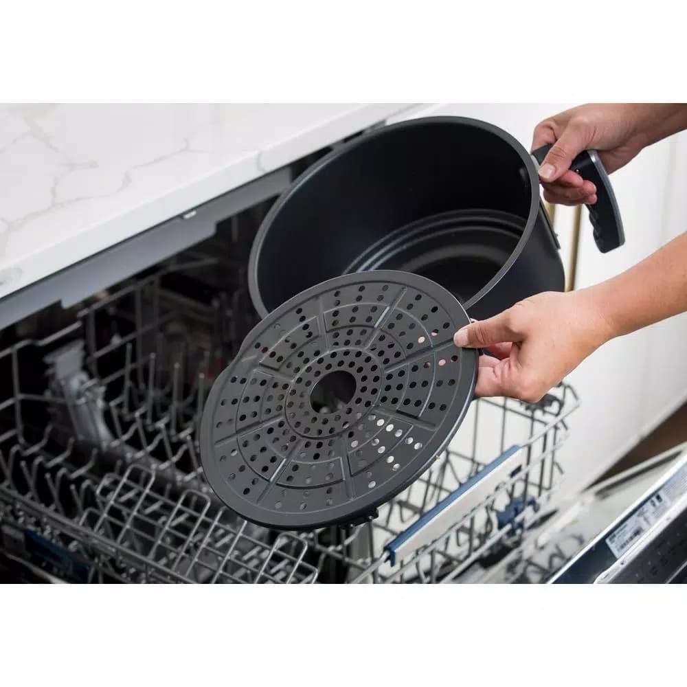 Modernhome 7 Qt. Auto-Stirring Digital Air Fryer, 1350W Rotating Convection Oven