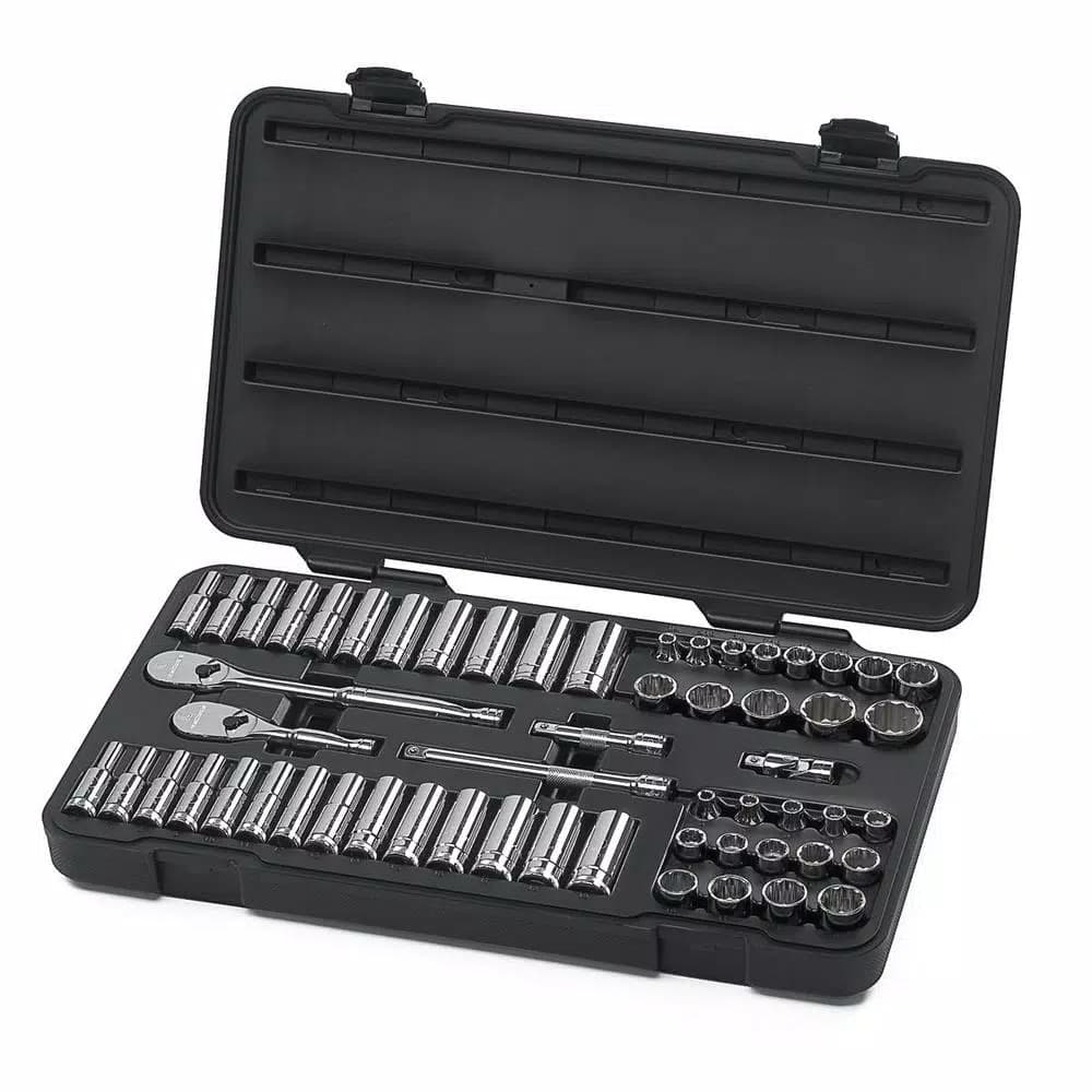 GearWrench 57-Piece 3/8 in. Drive 12-Point Ratchet and Socket Set