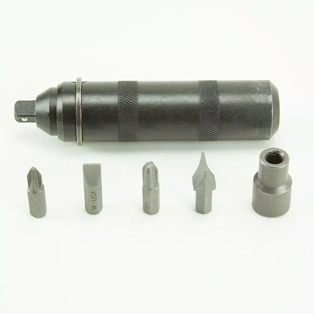 Klein Tools Reversible Hand Impact Driver Set with Hex Bits and Adapter
