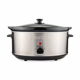 Courant 7 Qt. Stainless Steel Slow Cooker with Temperature Settings thumbnail 1