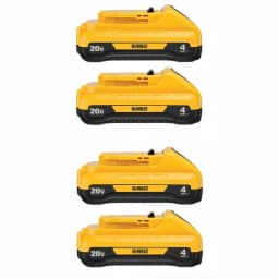 DEWALT 20V MAX Compact Lithium-Ion 4.0 Ah Battery Pack (4-Pack) thumbnail 1