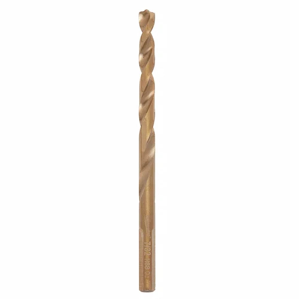 Milwaukee 7/32 in. Cobalt Red Helix Twist Drill Bit