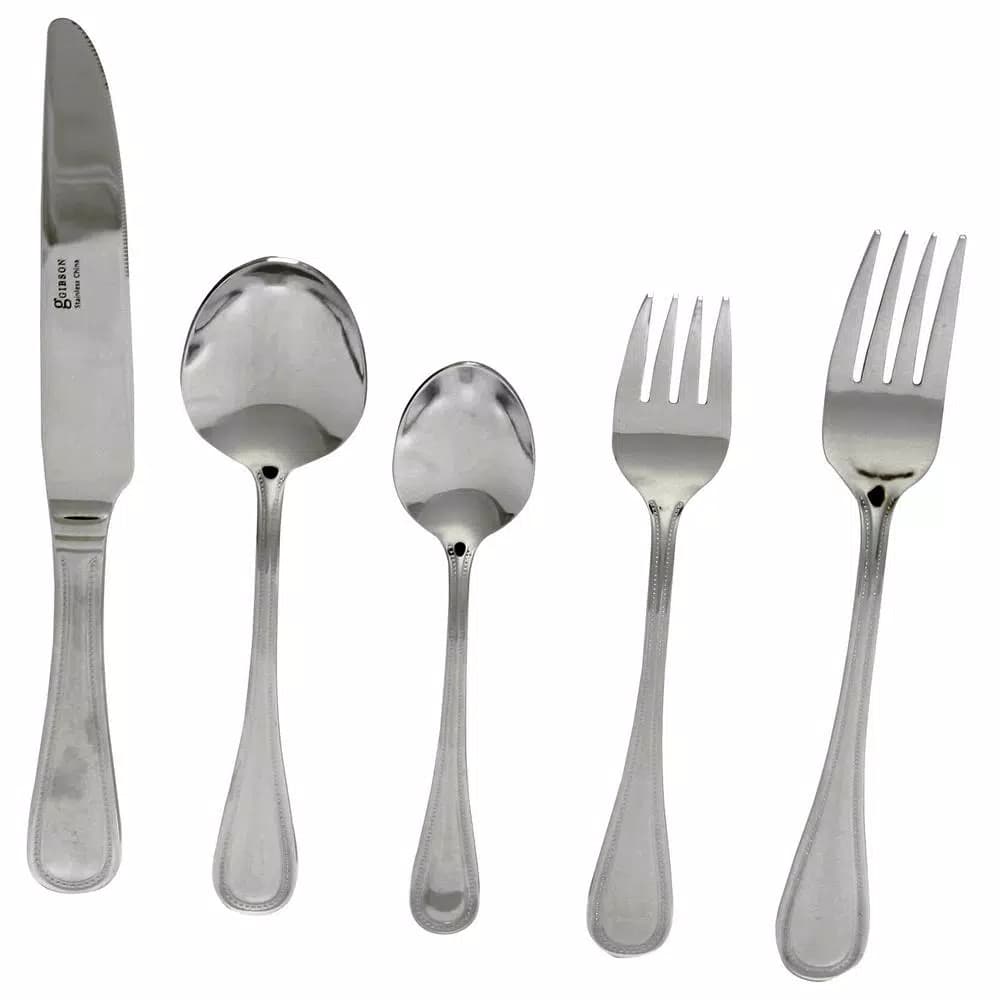 Gibson Home Graylyn 20-Piece Stainless Steel Flatware Set, Service for 4