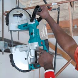 Makita 18V LXT Brushless Metal Cutting Combo Kit: Angle Grinder, Portable Band Saw, Metal Cutting Saw & 5.0 Ah Battery thumbnail 2