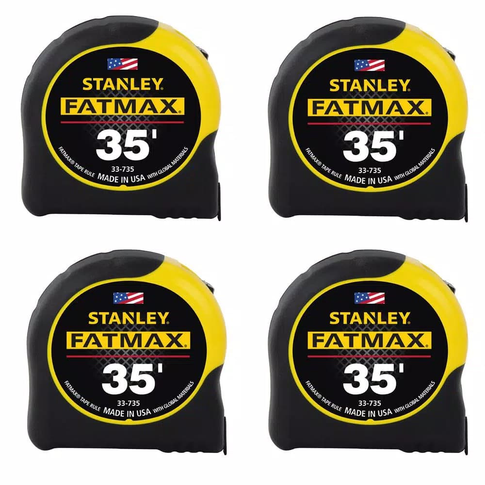 STANLEY FATMAX 35 ft. x 1-1/4 in. Tape Measure, 4-Pack