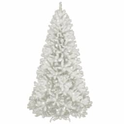 National Tree Company 7 ft. North Valley White Spruce Artificial Christmas Tree with 550 Clear Lights and Glitter thumbnail 1