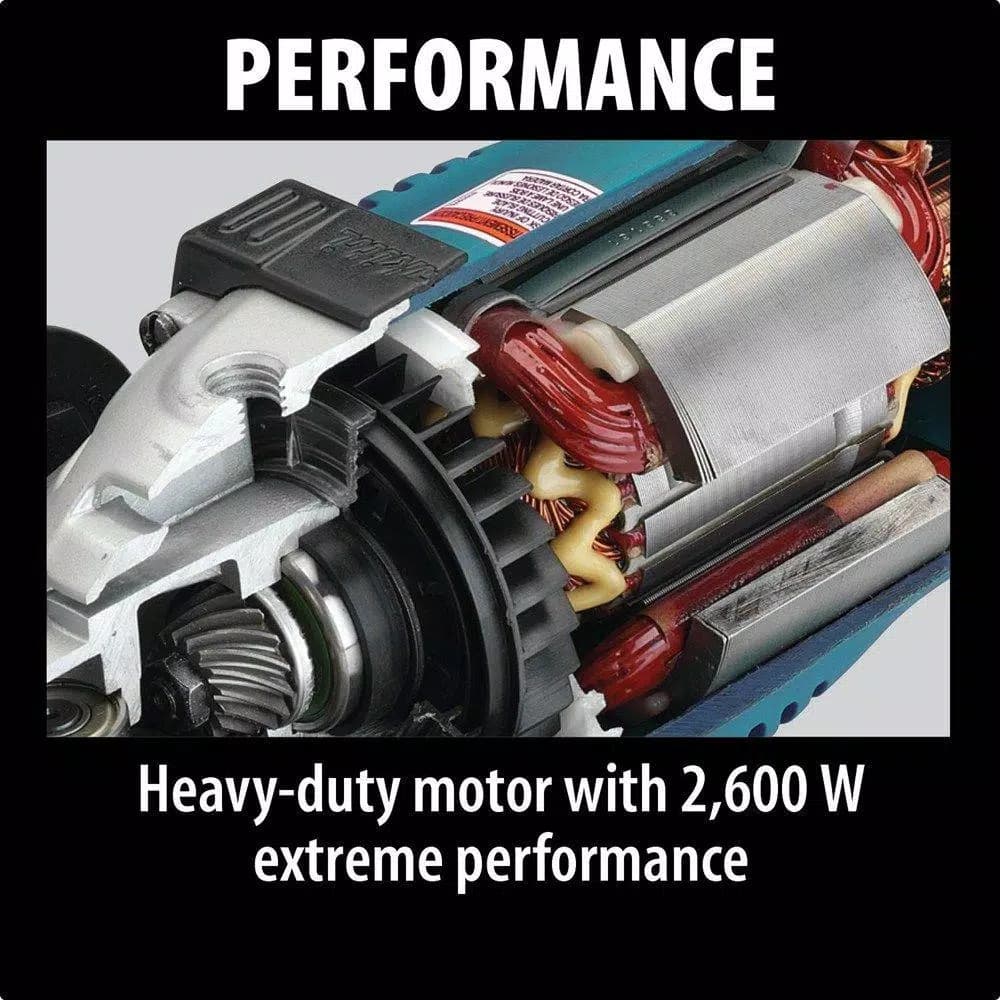 Makita 7 in. Angle Grinder, 15 Amp, Soft Start, 8000 rpm