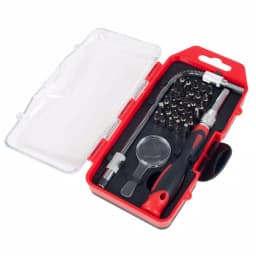 Stalwart 30-Piece Precision Screwdriver Set with Flexible Shaft and Magnifying Glass thumbnail 1