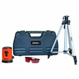 Johnson Self-Leveling Cross-Line Laser Level Kit with Tripod and Carrying Case thumbnail 1