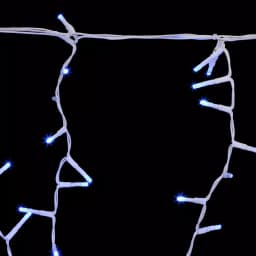 Unbranded 500-Light LED Blue and Pure White Icicle Light Set, Indoor/Outdoor thumbnail 3