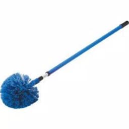 Carlisle Flo-Pac Round Soft-Flagged Synthetic Blue Cobweb Duster, 12-Pack thumbnail 3