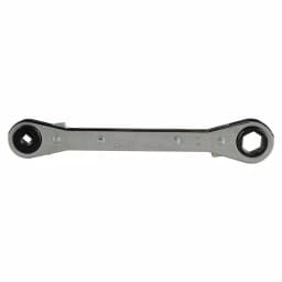 Klein Tools Ratcheting Refrigeration Wrench, 3/16 in. & 1/4 in. Square x 1/2 in. & 9/16 in. Hex thumbnail 2