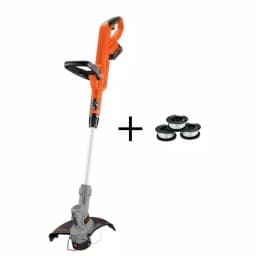 BLACK+DECKER 20V MAX Cordless 2-in-1 String Trimmer and Lawn Edger with Bonus 3-Pack Spools thumbnail 1