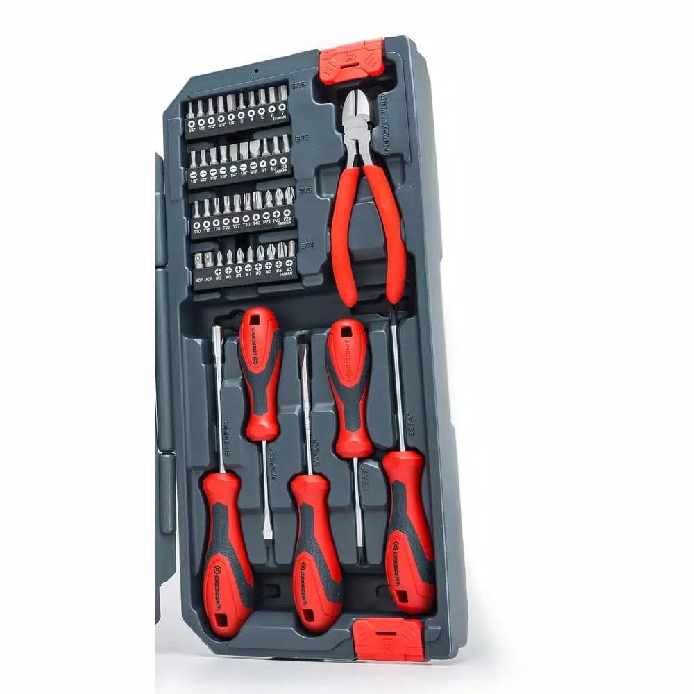 Crescent 148-Piece Mechanics Tool Set with 1/4 in., 3/8 in., and 1/2 in. Drives