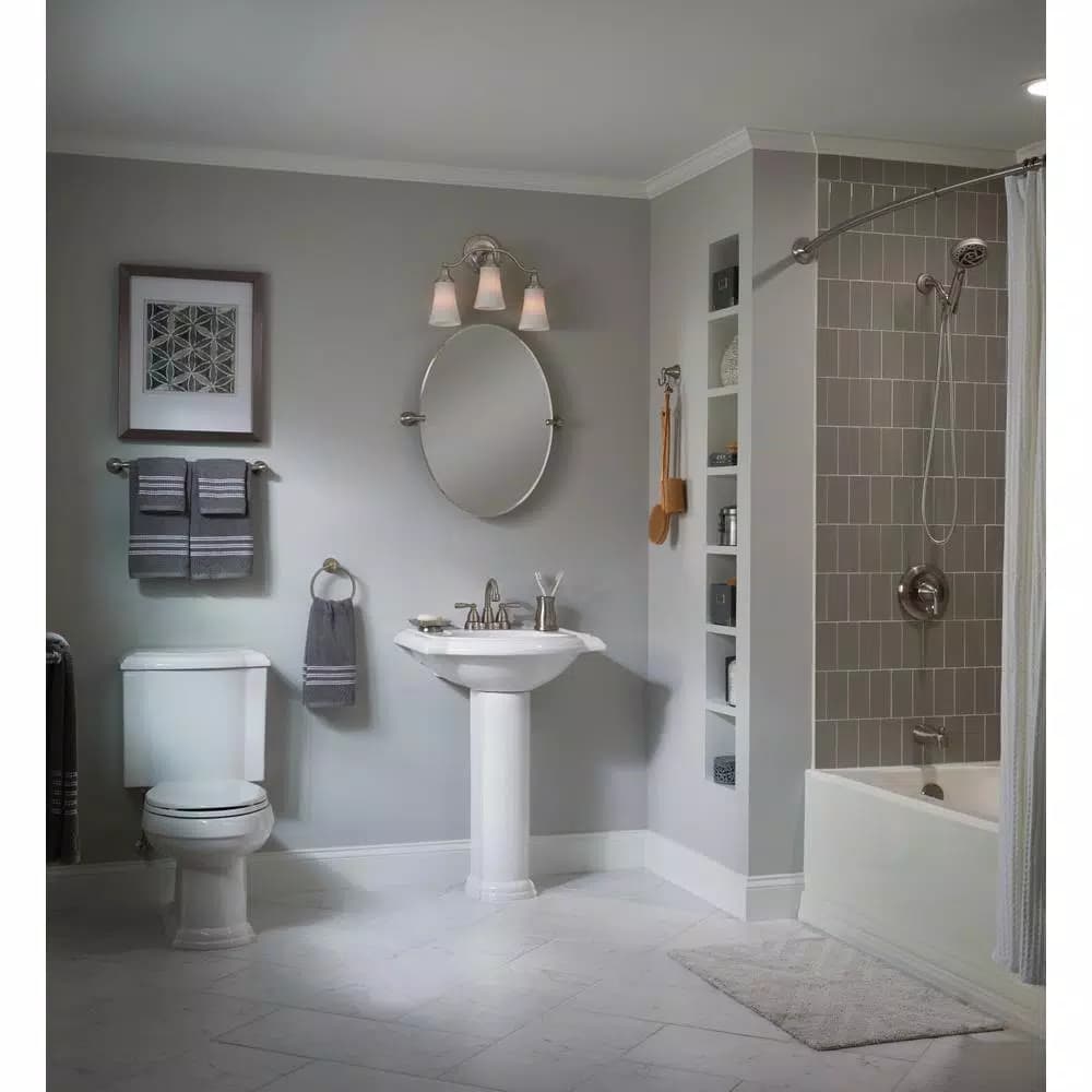 Moen Banbury 24 in. Single Towel Bar in Spot Resist Brushed Nickel