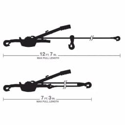 TEKTON 4 Ton Dual Gear Power Puller with 1/4 in. Aircraft-Grade Steel Cable thumbnail 10