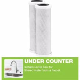 GE Reverse Osmosis Replacement Filter Set, 2-Pack - Compatible with GXRM10GBL, GXRV10, PNRV12 thumbnail 2