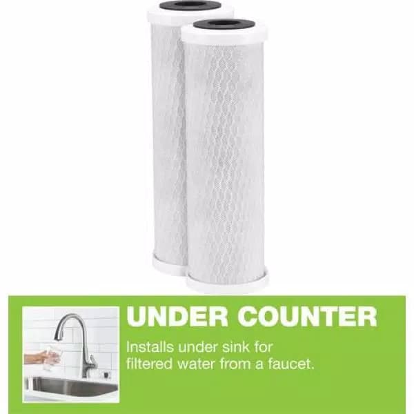 GE Reverse Osmosis Replacement Filter Set, 2-Pack - Compatible with GXRM10GBL, GXRV10, PNRV12