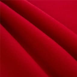 Glitzhome 48 in. Red and White Polka Dot Pompom Fabric Christmas Tree Skirt thumbnail 5