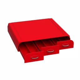 Mind Reader Anchor Red K-Cup Storage Drawer, 36-Capacity Single Serve Coffee Pod Organizer thumbnail 6