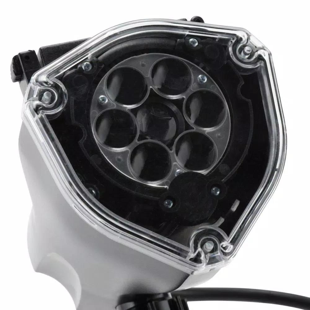 LightShow White Strobing Snowflake LED Holiday Projection Stake Projector