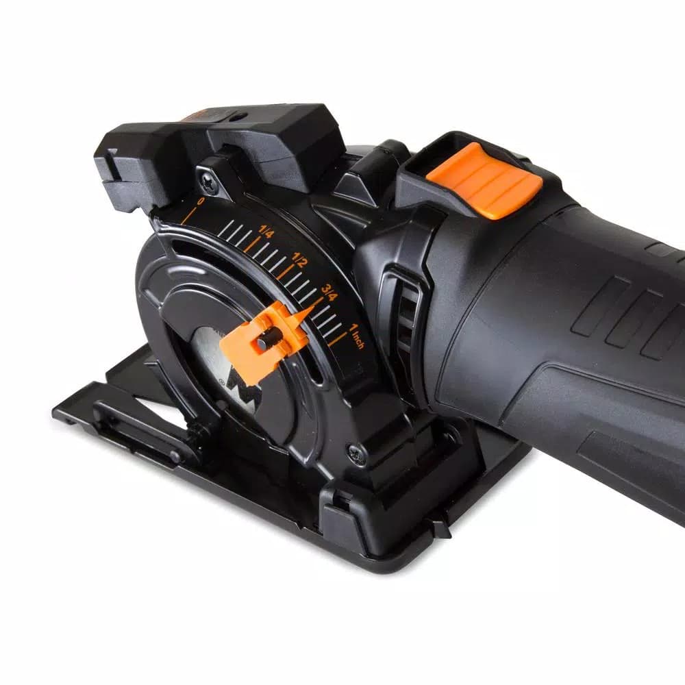 WEN 4.2 Amp 3-3/8 in. Plunge Cut Compact Circular Saw with Laser Guide and Carrying Case
