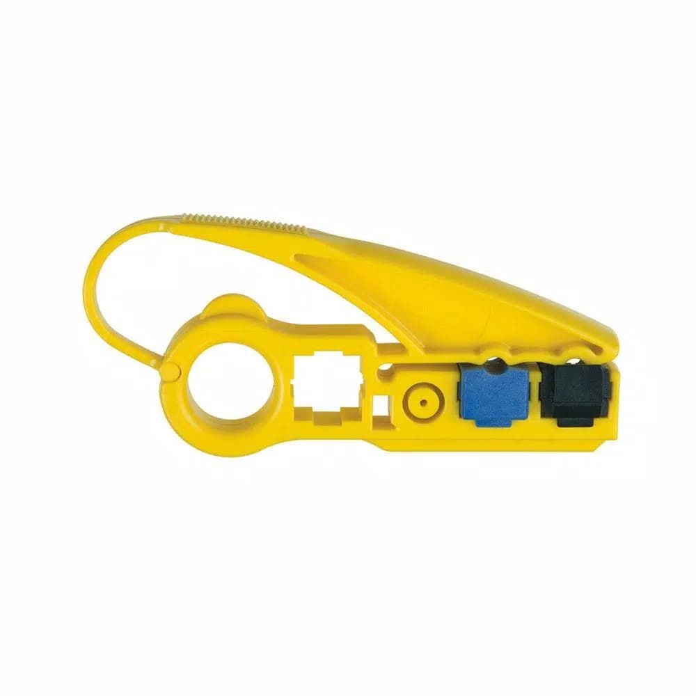 Klein Tools Dual-Cartridge Radial Stripper for Coaxial and Twisted-Pair Cables