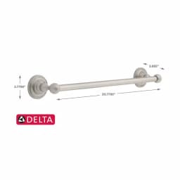 Delta Greenwich 18 in. Single Towel Bar in SpotShield Brushed Nickel thumbnail 2