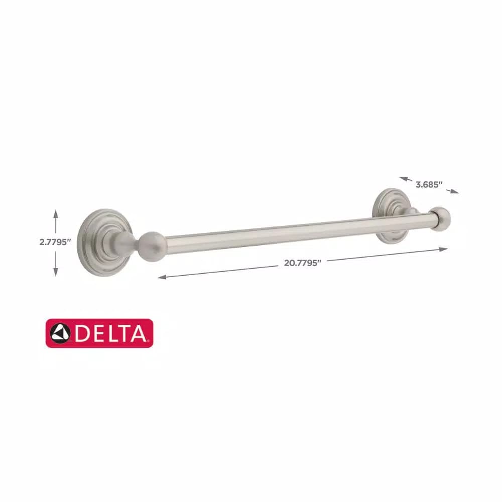 Delta Greenwich 18 in. Single Towel Bar in SpotShield Brushed Nickel