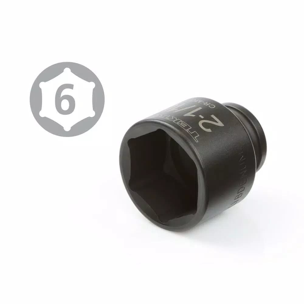TEKTON 3/4 in. Drive 6-Point Shallow Impact Socket Set, 8-Piece