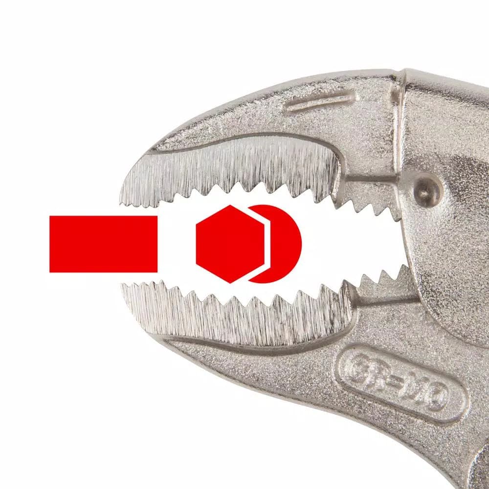 TEKTON 7 in. Curved Jaw Locking Pliers, 4-Pack