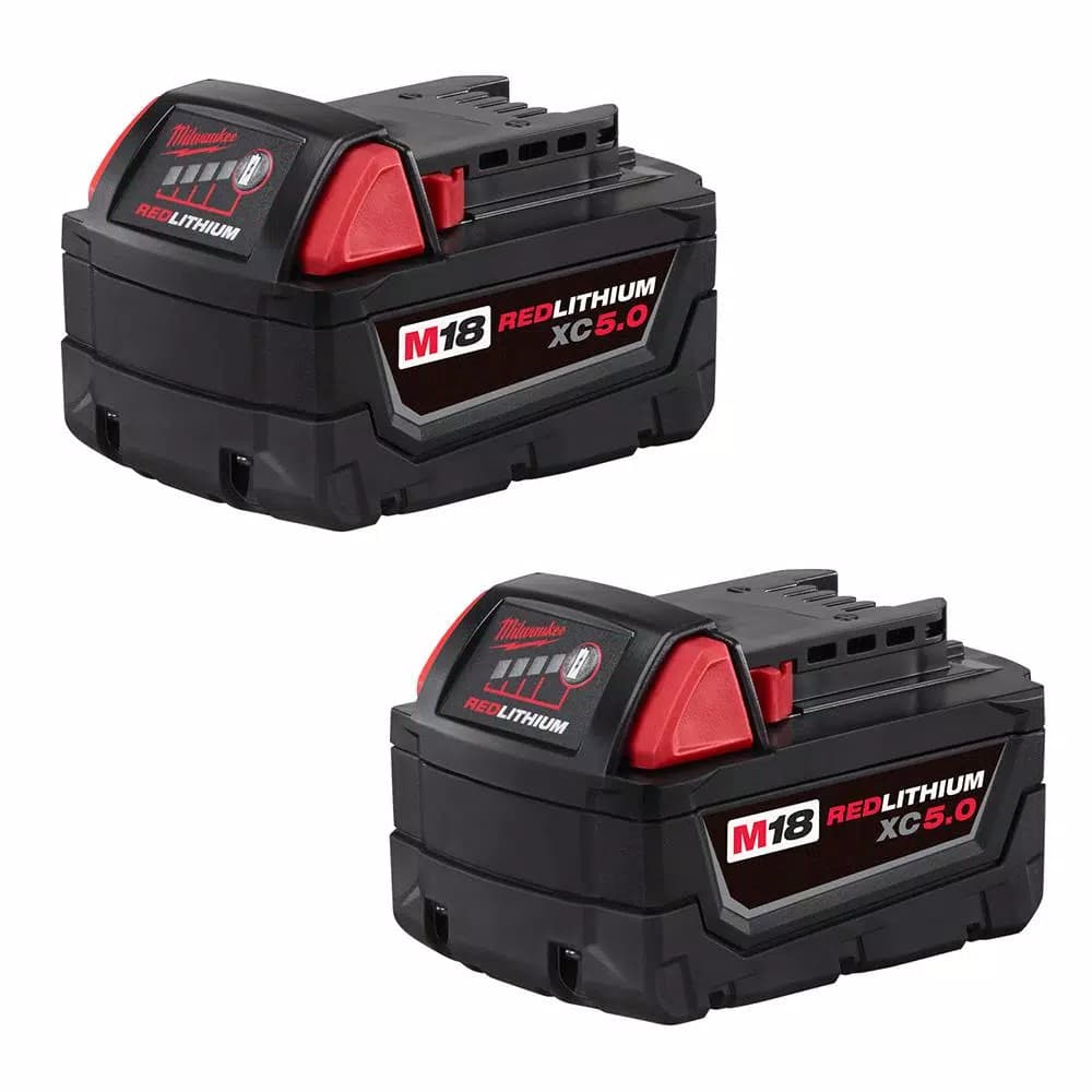 Milwaukee M18 18V Lithium-Ion XC Extended Capacity 5.0 Ah Battery Pack (6-Pack)