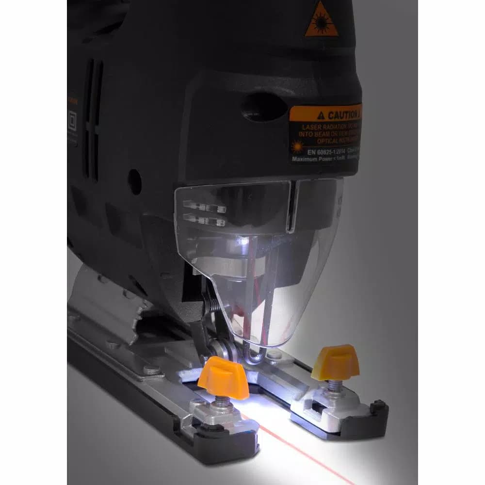 WEN 6.6 Amp Variable Speed Orbital Jigsaw with Laser Guide and LED Light