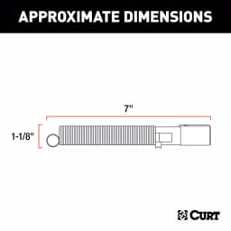CURT 6-Way Round Trailer Connector Plug with Spring (Trailer Side) thumbnail 6