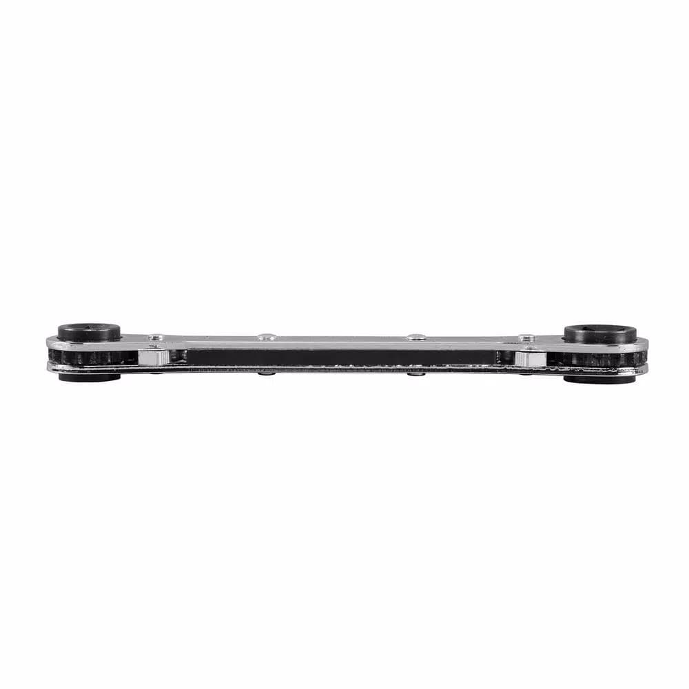 Klein Tools 5.5 in. Ratcheting Refrigeration Wrench, Double Box End