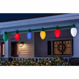 Airblown Inflatables 2 ft. Multi-Color Christmas Light Bulb String with LED Lights thumbnail 2