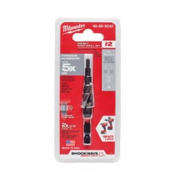 Milwaukee SHOCKWAVE Impact Duty Titanium Step Bit, 3/16 in. - 1/2 in. thumbnail 4