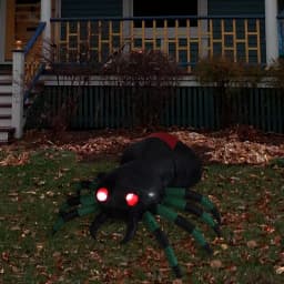 Northlight 3.5 ft. Inflatable Lighted Spider Halloween Outdoor Decoration with LED Lights thumbnail 2