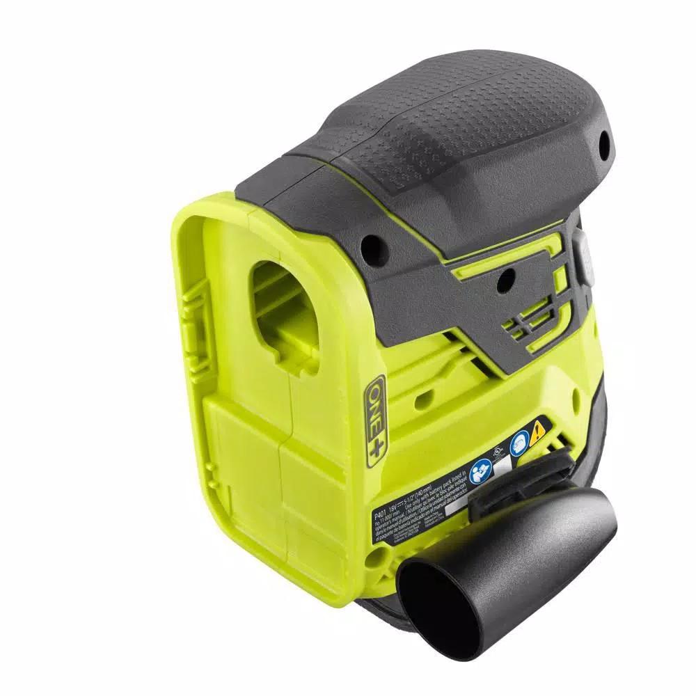 RYOBI 18V ONE+ Corner Cat Finish Sander Kit with 2.0 Ah Battery and Charger