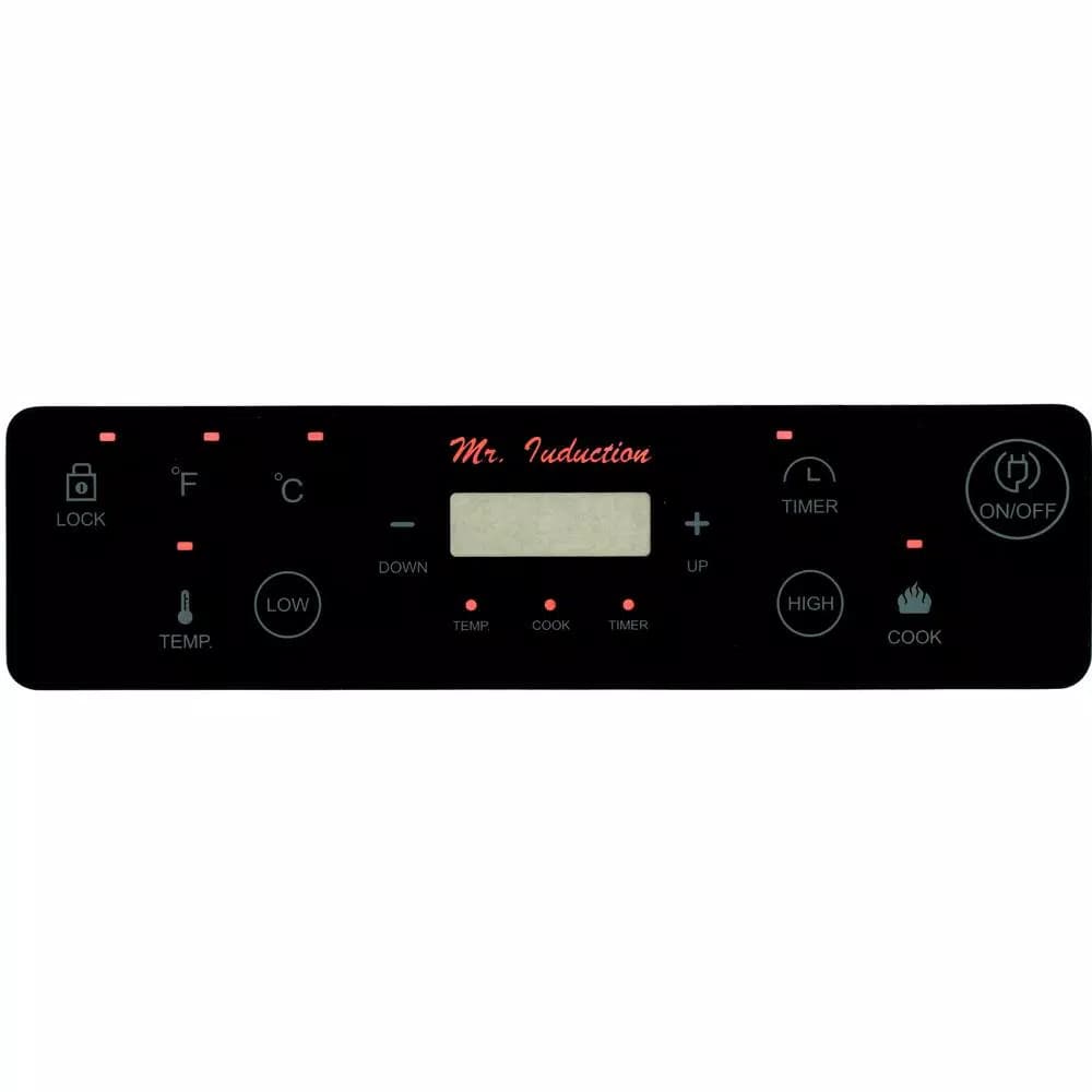 SPT Single Burner 7.25 in. Induction Hot Plate - Black and Silver Micro-Induction Cooktop