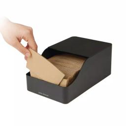 Mind Reader Coffee and Condiment Organizer with Drawer for 36 K-Cups and Sleeve Dispenser, Black thumbnail 2