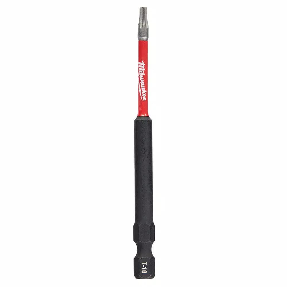 Milwaukee SHOCKWAVE Torx #10 3.5 in. Impact Duty Steel Screwdriver Bits, 5-Pack