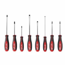 Milwaukee 8-Piece Screwdriver Set with Magnetic Hardened Tips thumbnail 1