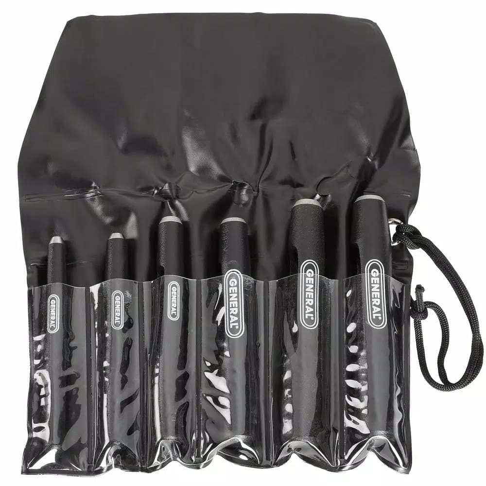 General Tools 6-Piece Hollow Steel Punch Set