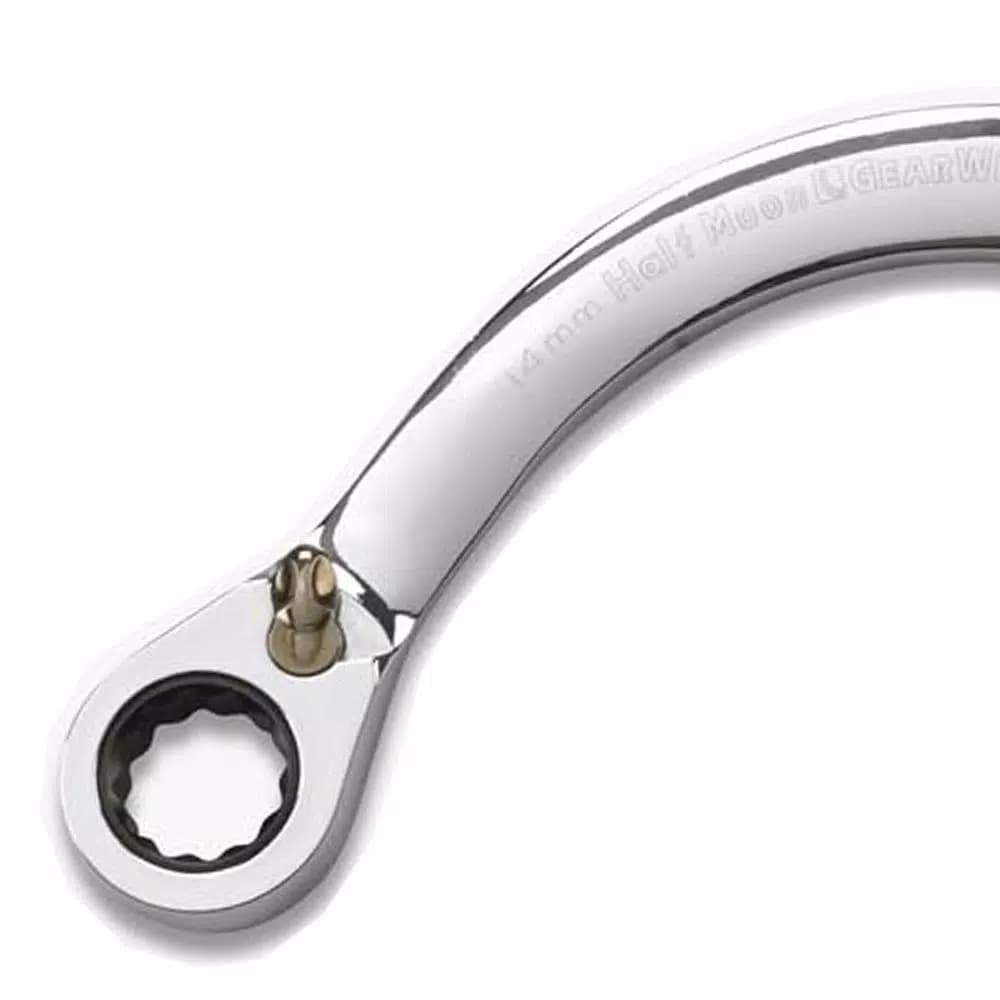 GearWrench 9850 5-Piece Metric Half Moon Double Box Ratcheting Wrench Set