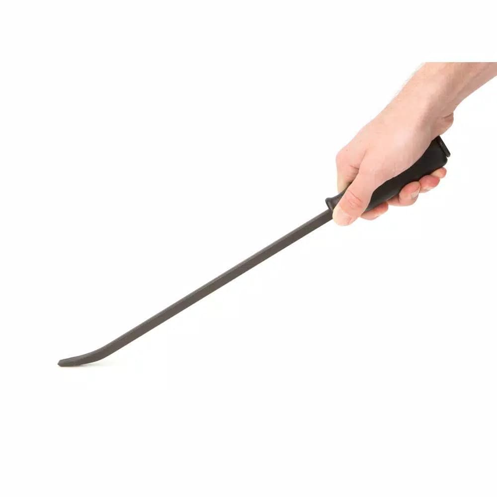 TEKTON 17 in. Angled Tip Pry Bar with Steel Striking Cap