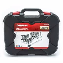 Husky 37-Piece 1/2 in. Drive SAE and Metric Socket Set with Ratchet thumbnail 3