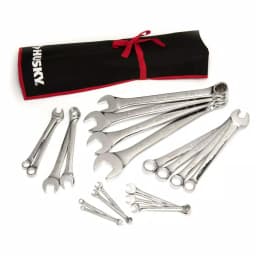Husky 19-Piece SAE Ratcheting Combination Wrench Set thumbnail 1